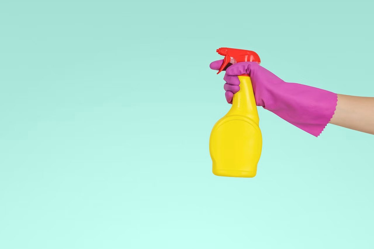Applying a product-grade cleaning solution